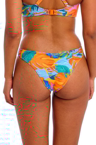 Bas de maillot Aloha - Orange et rose - Freya