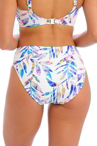 Bas de maillot taille haute Calypso - Blanc - Fantasie