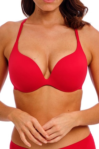 Soutien-gorge push-up Ines Secret - Rouge - Wacoal