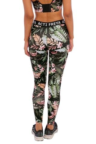 Legging de bain Samba Nights - Noir et vert - Freya Swim