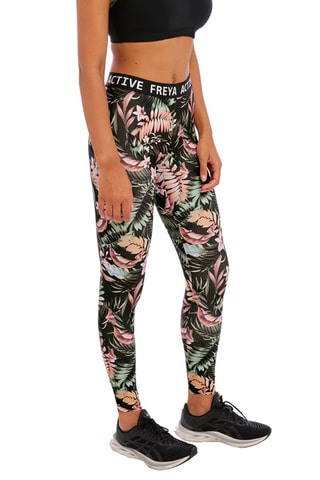 Legging de bain Samba Nights - Noir et vert - Freya Swim