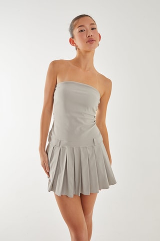 Robe bustier - Gris