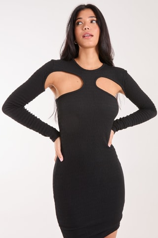 Robe fourreau - Noir