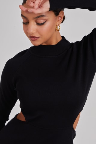 Robe fourreau - Noir