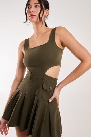 Robe patineuse - Kaki