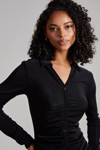 Robe chemise - Noir