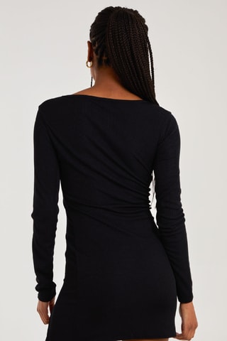 Robe droite - Noir
