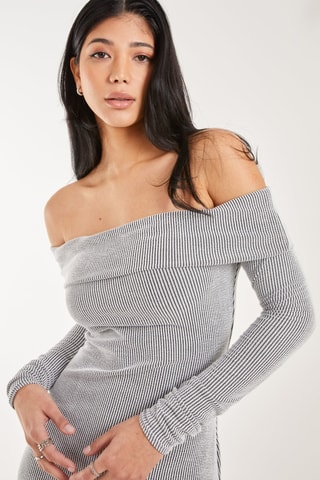 Robe fourreau - Gris