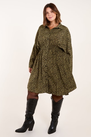 Robe chemise - Kaki