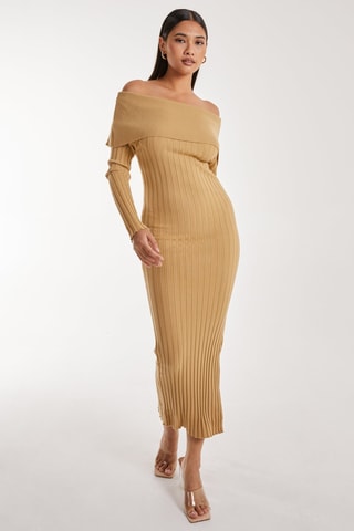 Robe longue - Camel