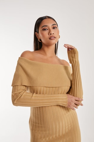 Robe longue - Camel