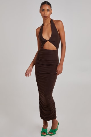 Robe longue - Marron