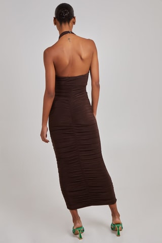 Robe longue - Marron