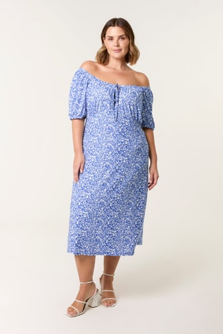 Robe midi - Ciel