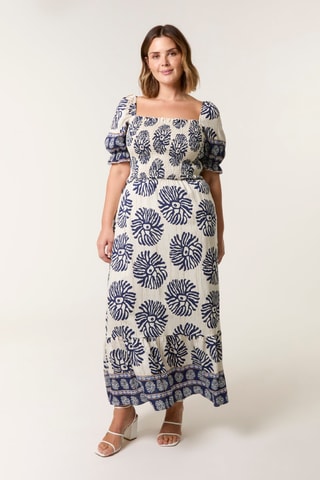 Robe longue - Bleu marine