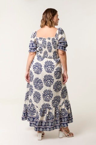 Robe longue - Bleu marine