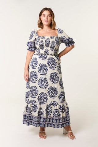 Robe longue - Bleu marine