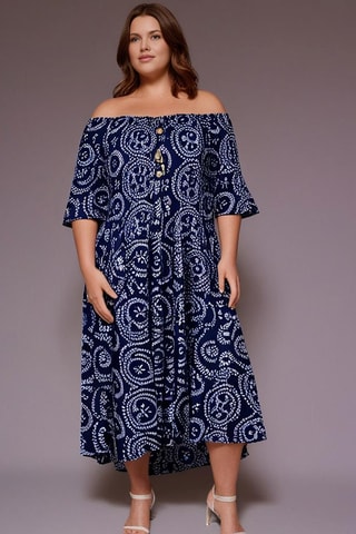 Robe longue - Bleu marine