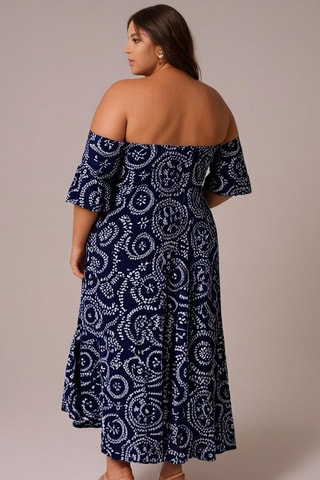 Robe longue - Bleu marine