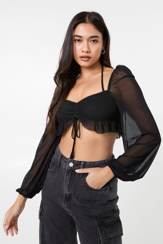 Crop top - Noir