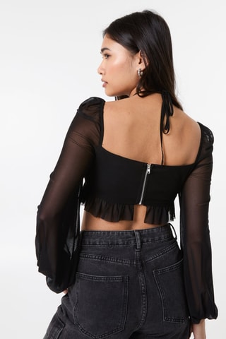 Crop top - Noir