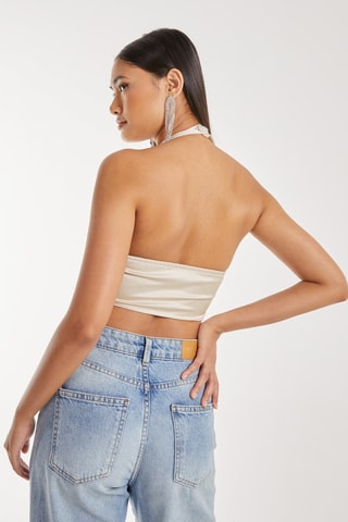Crop top - Beige