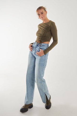 Crop top - Kaki