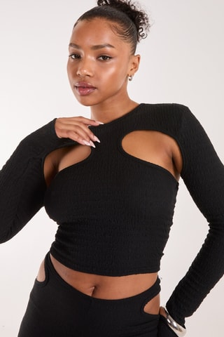 Crop top - Noir