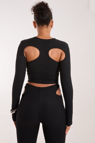 Crop top - Noir