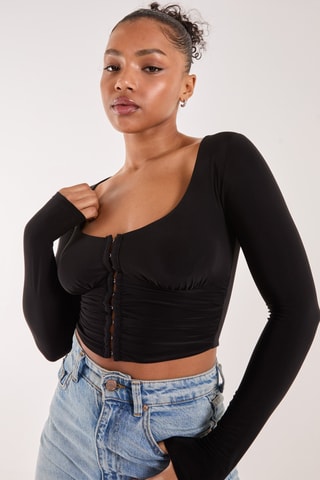 Crop top - Noir