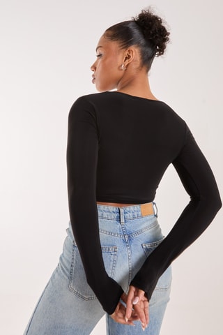 Crop top - Noir