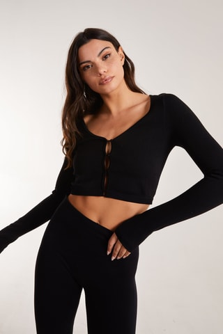 Crop top - Noir