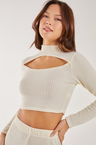 Crop top - Ivoire