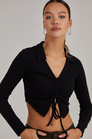 Crop top - Noir