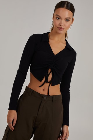 Crop top - Noir