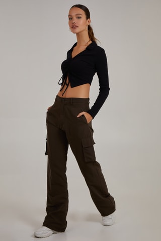 Crop top - Noir