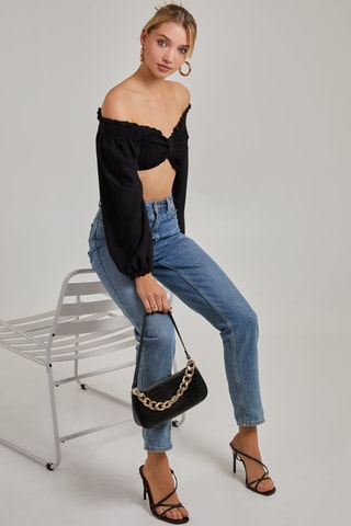 Crop top - Noir