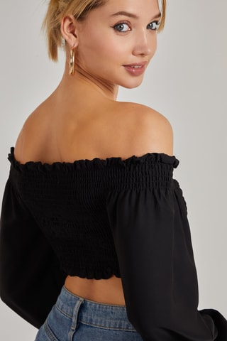 Crop top - Noir