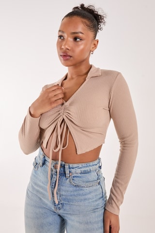 Crop top - Nude