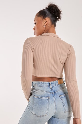 Crop top - Nude