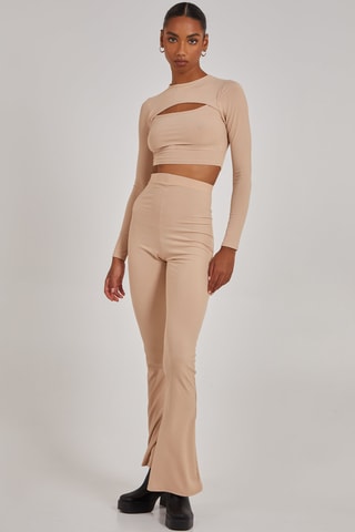 Crop top - Beige