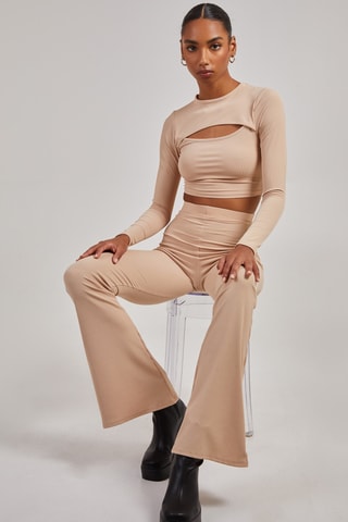 Crop top - Beige