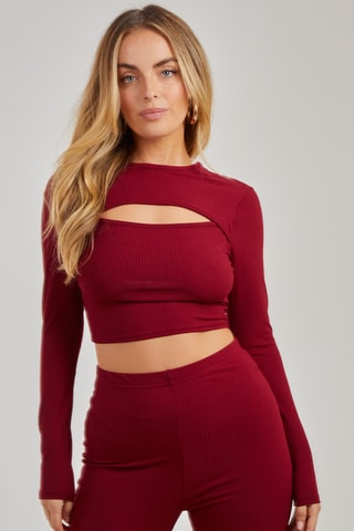 Crop top - Rouge