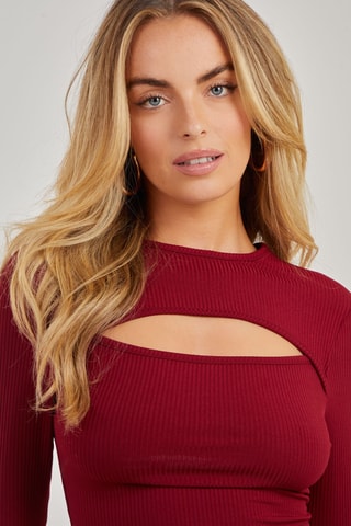 Crop top - Rouge