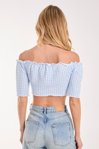 Crop top - Bleu