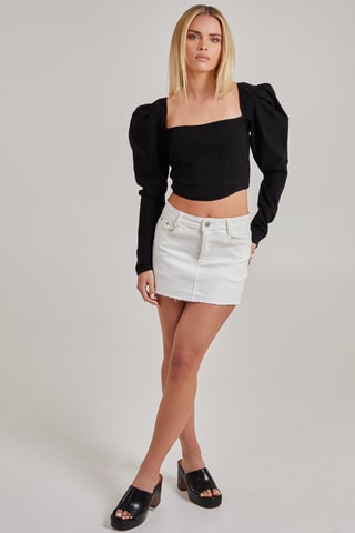 Crop top - Noir