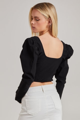 Crop top - Noir
