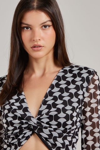 Crop top - Noir
