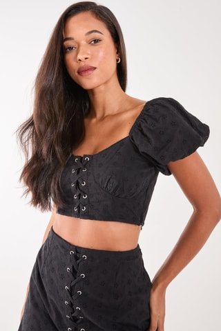 Crop top - Noir