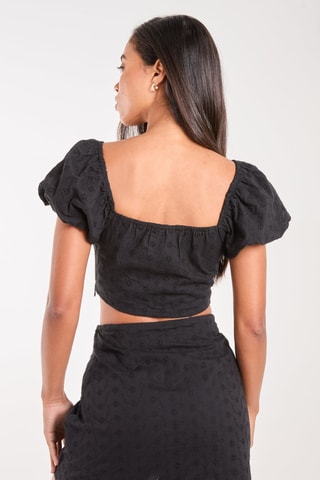 Crop top - Noir